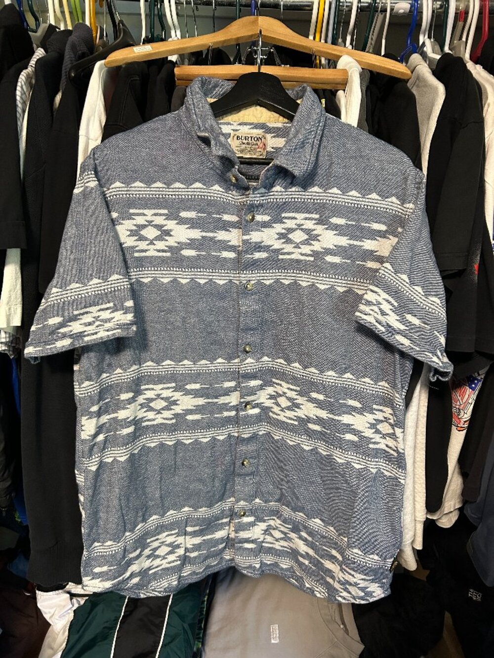 Burton Vintage 90s Western Polo - Size XL